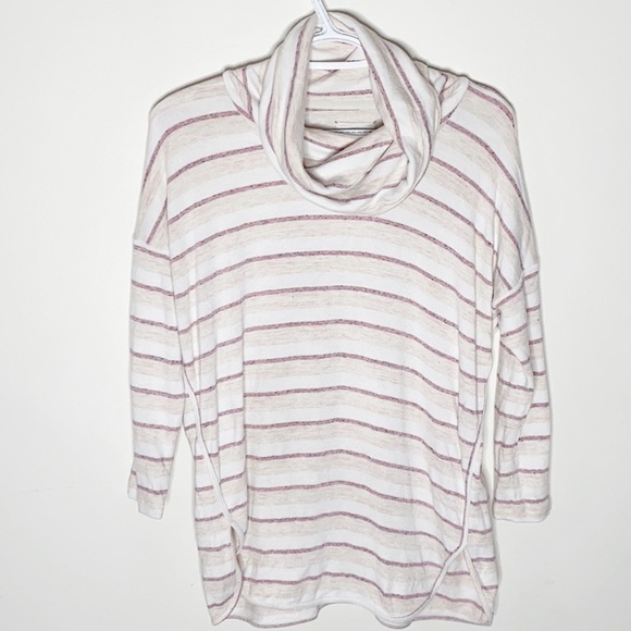 Lou & Grey Striped Signature soft Cowl Tunic sz XS - Picture 3 of 10